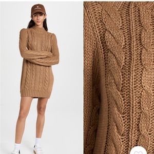 Z Supply Sweater Dress in Camel